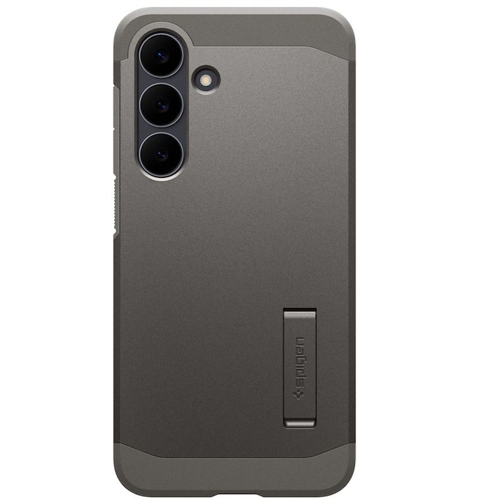 Carcasa Spigen Tough Armor cu MagSafe compatibila cu Samsung Galaxy S25 FE, Gunmetal