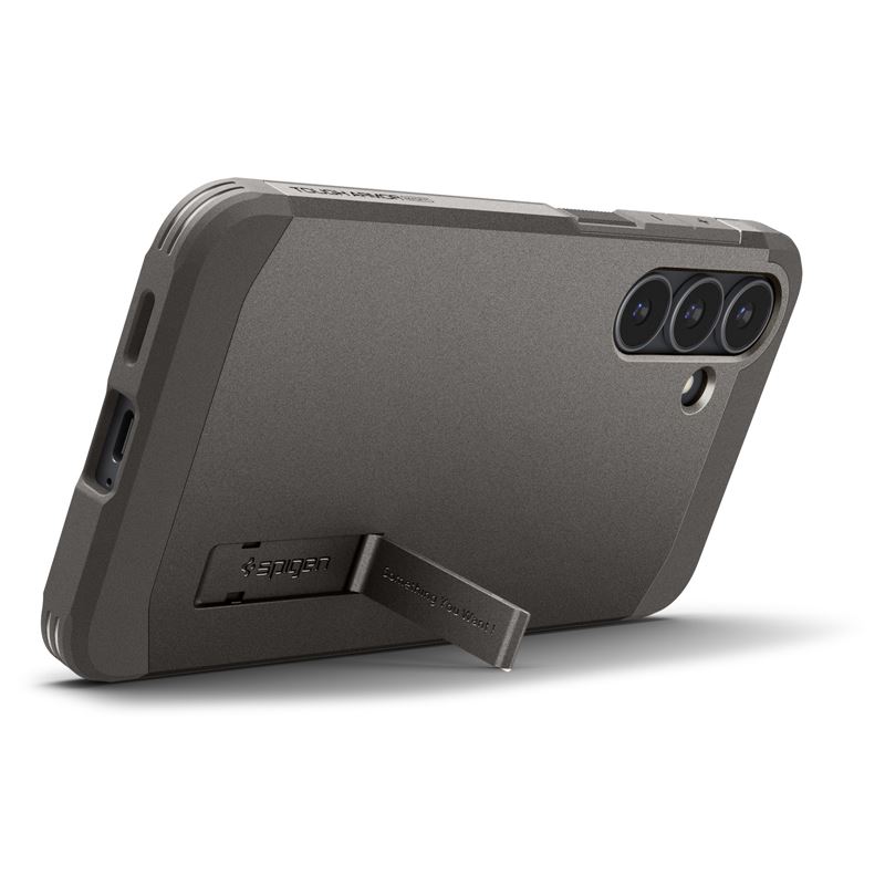 Carcasa Spigen Tough Armor cu MagSafe compatibila cu Samsung Galaxy S25 FE, Gunmetal