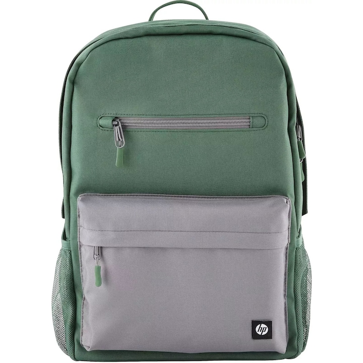 Rucsac pentru laptop, HP, Campus Green, 15.6", Verde/Gri