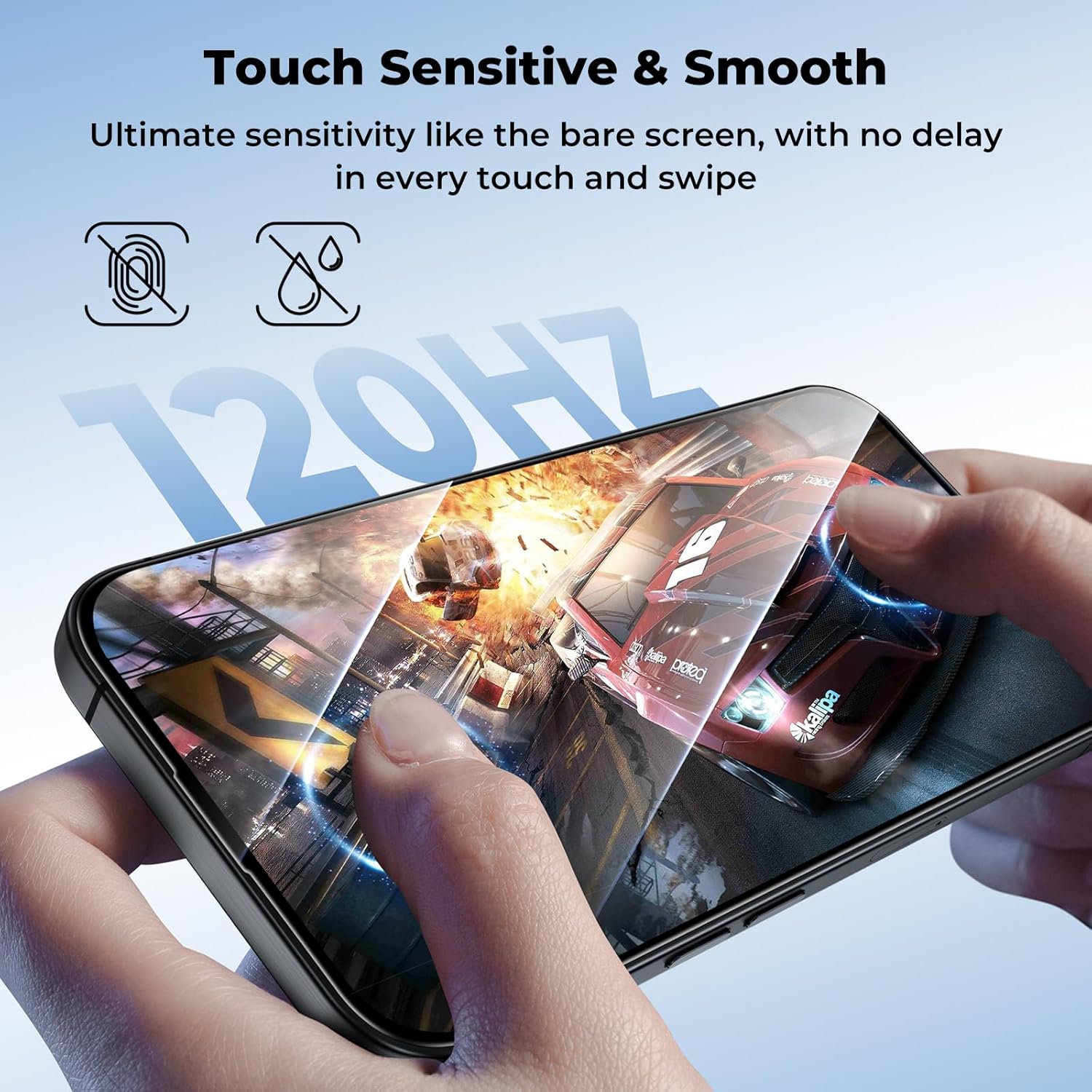 Folie sticla securizata Benks compatibila cu Iphone 16 pro max 6.9 inch, 9h, ultra hd, anti-amprenta, anti-zgarieturi, 2 bucati