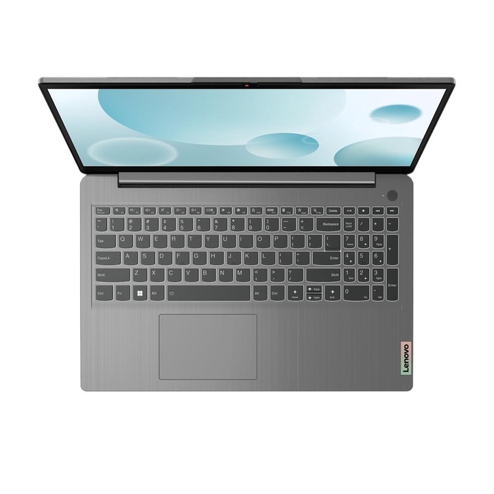 Laptop Lenovo IdeaPad 3, 15.6" Full HD, Intel® Core™ i3 1215U pana la 4.4 GHz, 8 GB RAM DDR4 3200, 512 GB SSD, Intel® UHD Graphics, Free Dos, Grey 512 GB