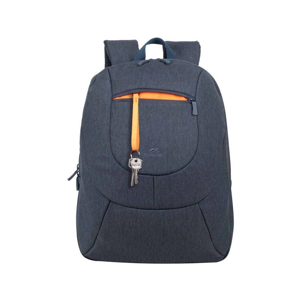 Rucsac pentru laptop, RivaCase, Poliester, 14", Gri inchis
