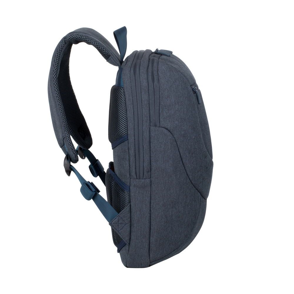 Rucsac pentru laptop, RivaCase, Poliester, 14", Gri inchis