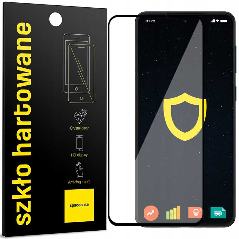 Sticla securizata 5D pentru Samsung Galaxy M55 5G, sticla Spacecase Margini rotunjite 5D, carcasa prietenoasa, rezistenta la zgarieturi, rezistenta la socuri, lipici puternic pe toata suprafata, protectie ecran, acoperire oleofoba