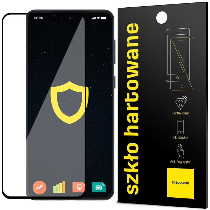 Sticla securizata 5D pentru Samsung Galaxy M55 5G, sticla Spacecase Margini rotunjite 5D, carcasa prietenoasa, rezistenta la zgarieturi, rezistenta la socuri, lipici puternic pe toata suprafata, protectie ecran, acoperire oleofoba