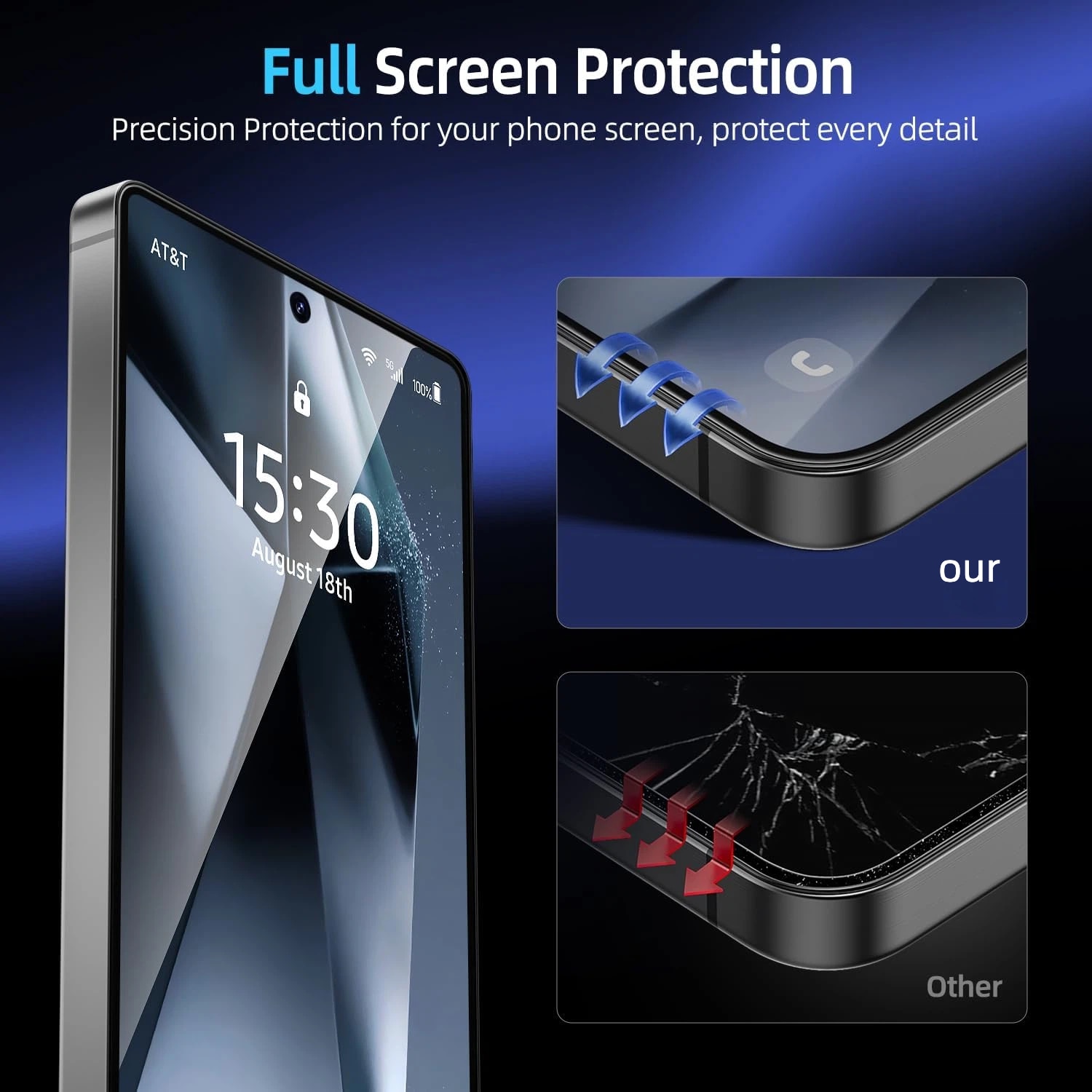 Set 2 Folii Protectie Telefon Omelivon, compatibil cu Samsung Galaxy S26, 9H, Anti-amprente, Cu Kit de Aplicare