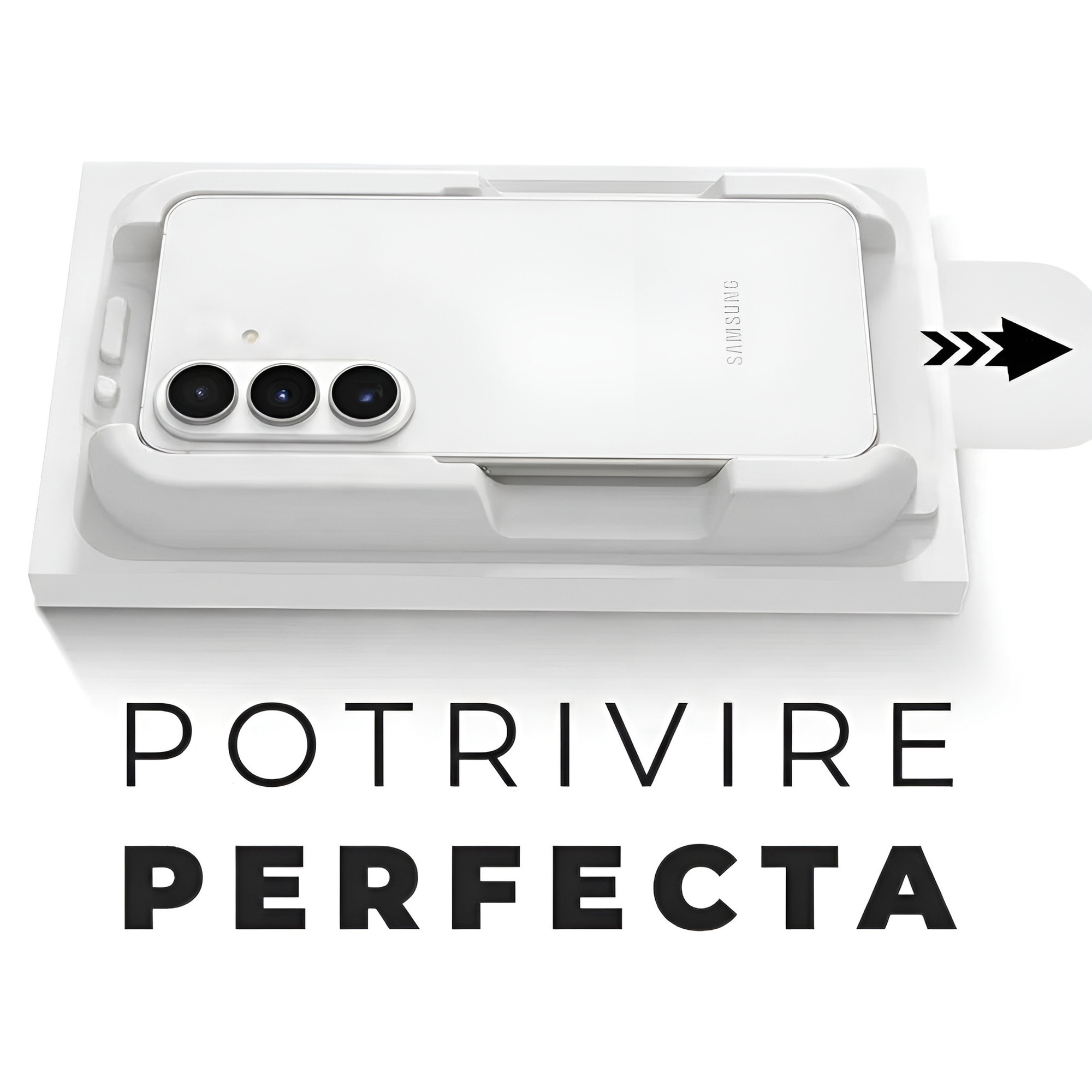 Folie sticla cu aplicator pentru Samsung Galaxy S26 Plus Daden MagicBox, Full Cover, 9H, Aplicator automat, Antisoc, Antizgarieturi, Margini negre, Calitate premium