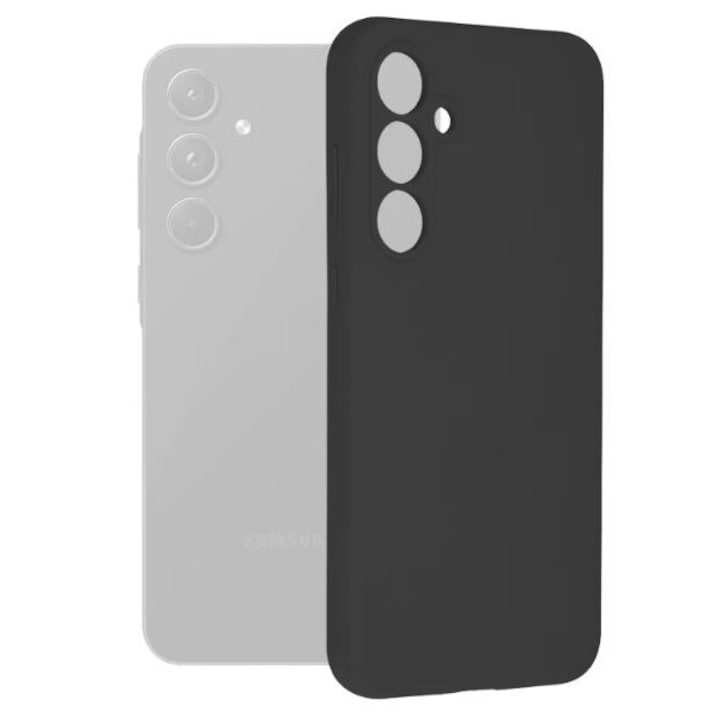 Husa Compatibila cu Samsung Galaxy A54 5G, Matte TPU, Negru