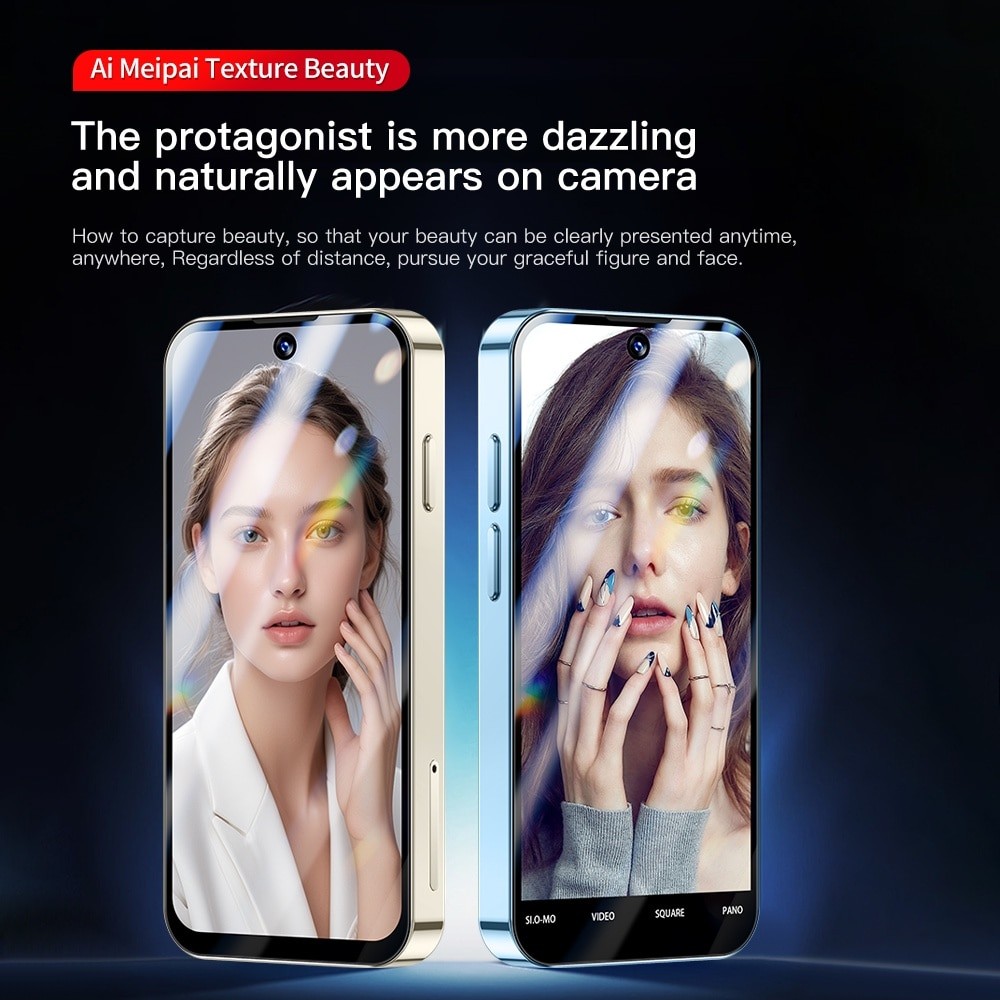 SOYES XS19 Pro 3GB RAM 32GB ROM 3.88 Inch Mini telefon mobil 4G Android 12 Albastru