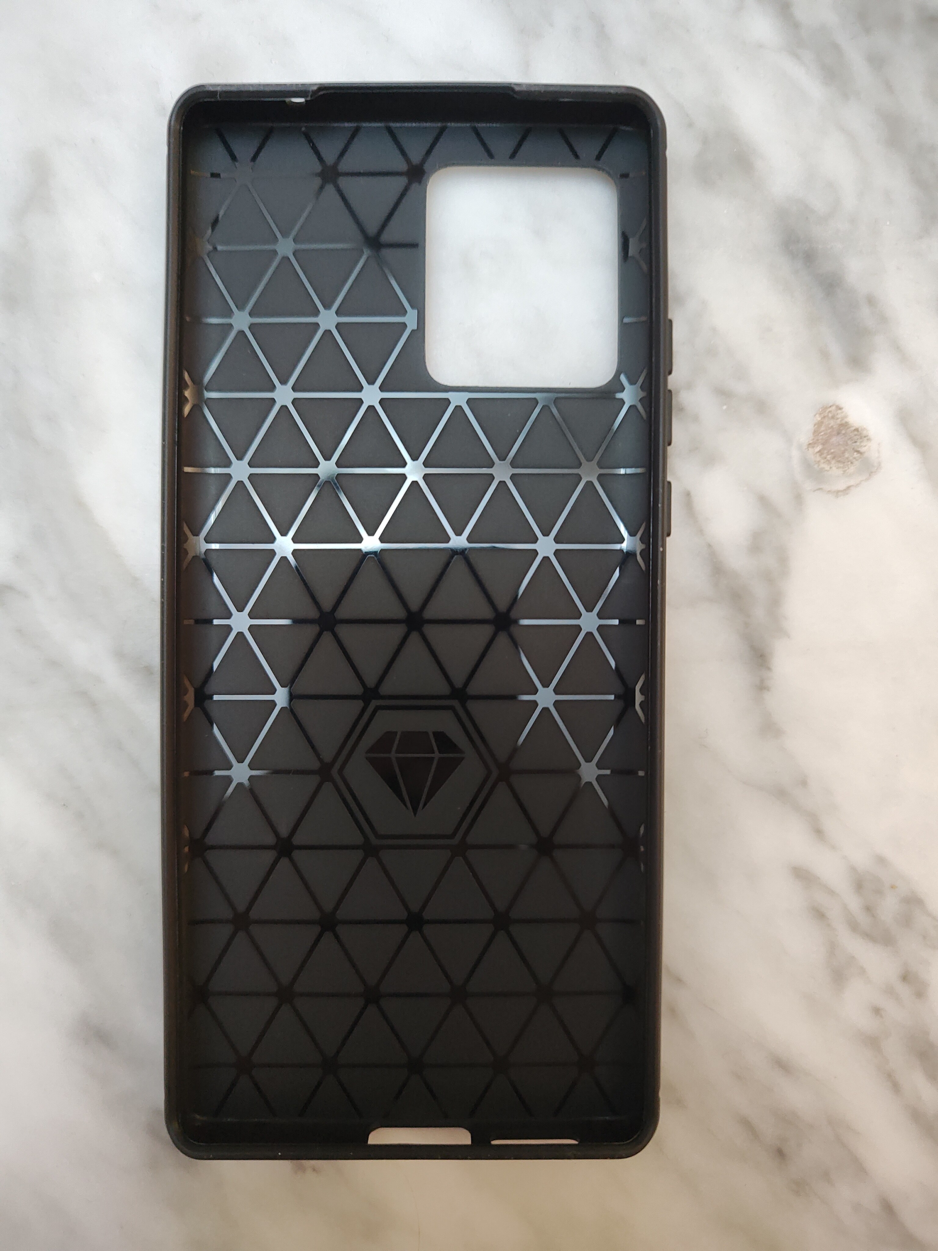 Husa pentru Motorola Edge 30 Ultra - Techsuit Carbon Silicone - Black