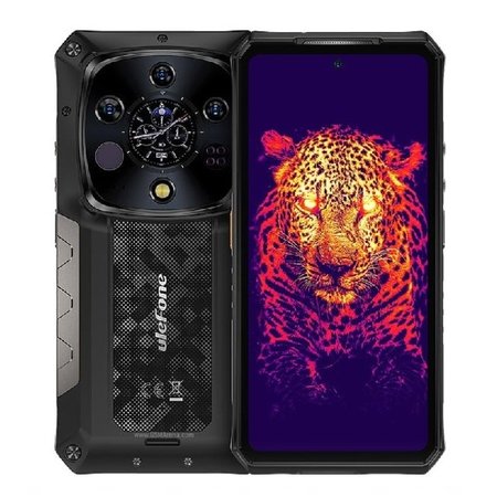 Telefon mobil Ulefone Armor 28 Ultra Thermal, 5G, 6.67" AMOLED, 32GB RAM (16GB + 16GB extensibili), 1TB ROM, Camera Termica, Night Vision, Android 15, Mediatek Dimensity 9300+, WiFi 7, 10600mAh Dual SIM