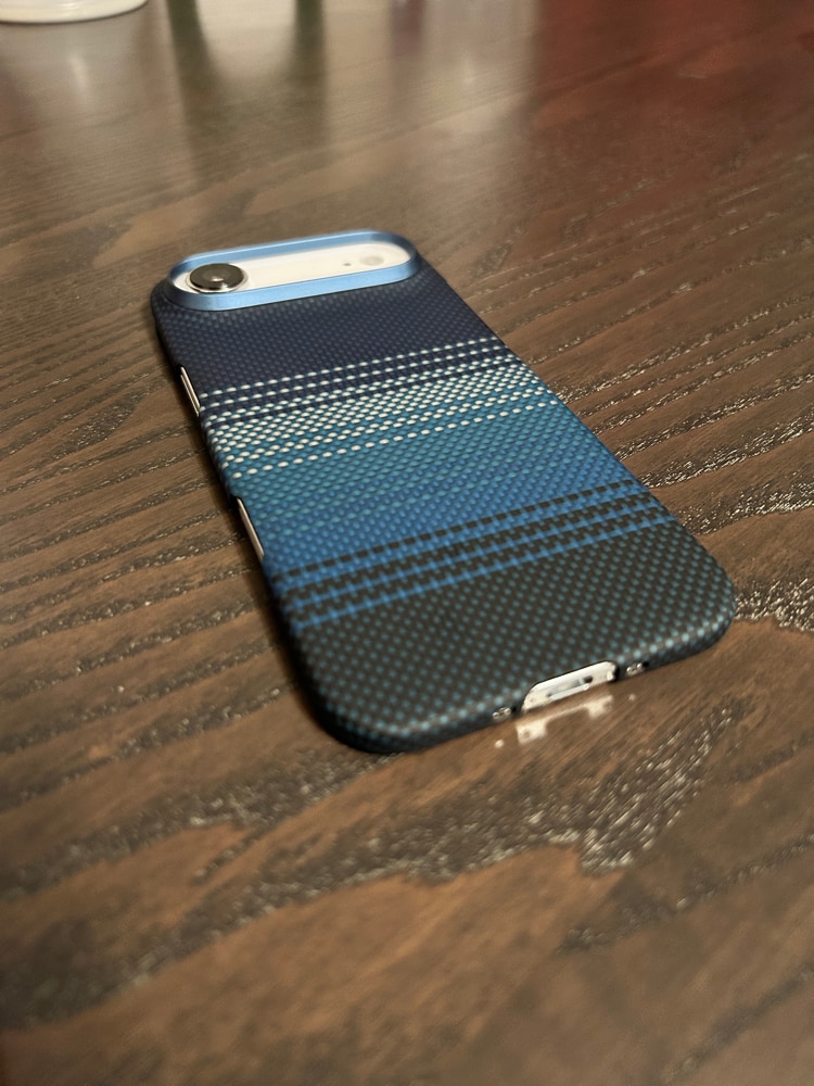 Carcasa Pitaka Ultra Slim Sunset cu Magnetic Ring compatibila cu iPhone 17 Air, Portocaliu