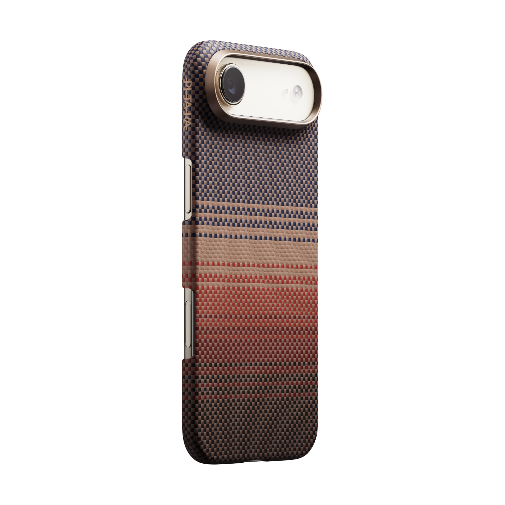 Carcasa Pitaka Ultra Slim Sunset cu Magnetic Ring compatibila cu iPhone 17 Air, Portocaliu