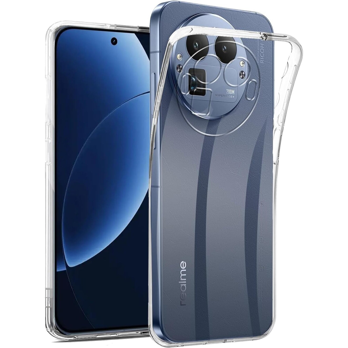 Husa pentru Realme GT 8 Pro, Anti-Shock 1.5mm, cu protectie lentile, transparenta