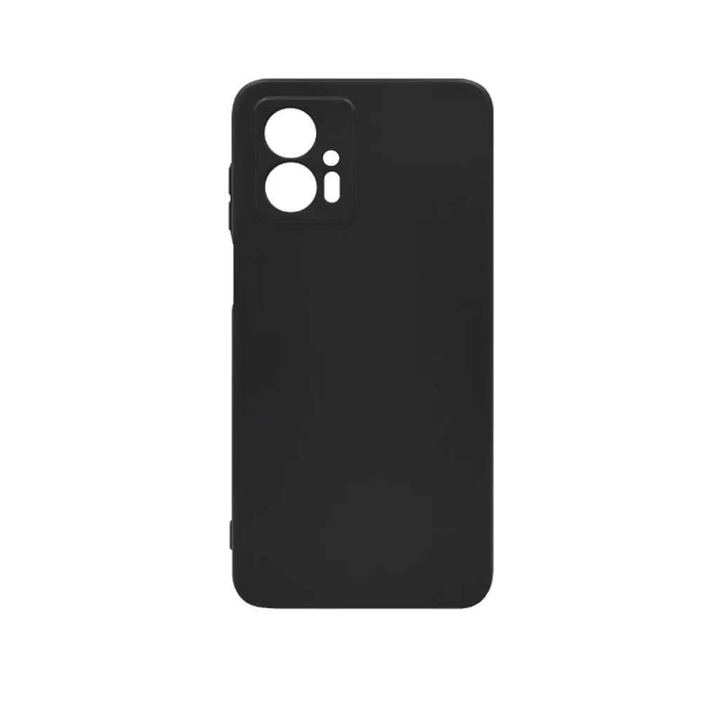 Husa Jelly Silicone Compatibil cu Motorola Moto G13 / G23, Interior de microfibra, Flexibila, Negru