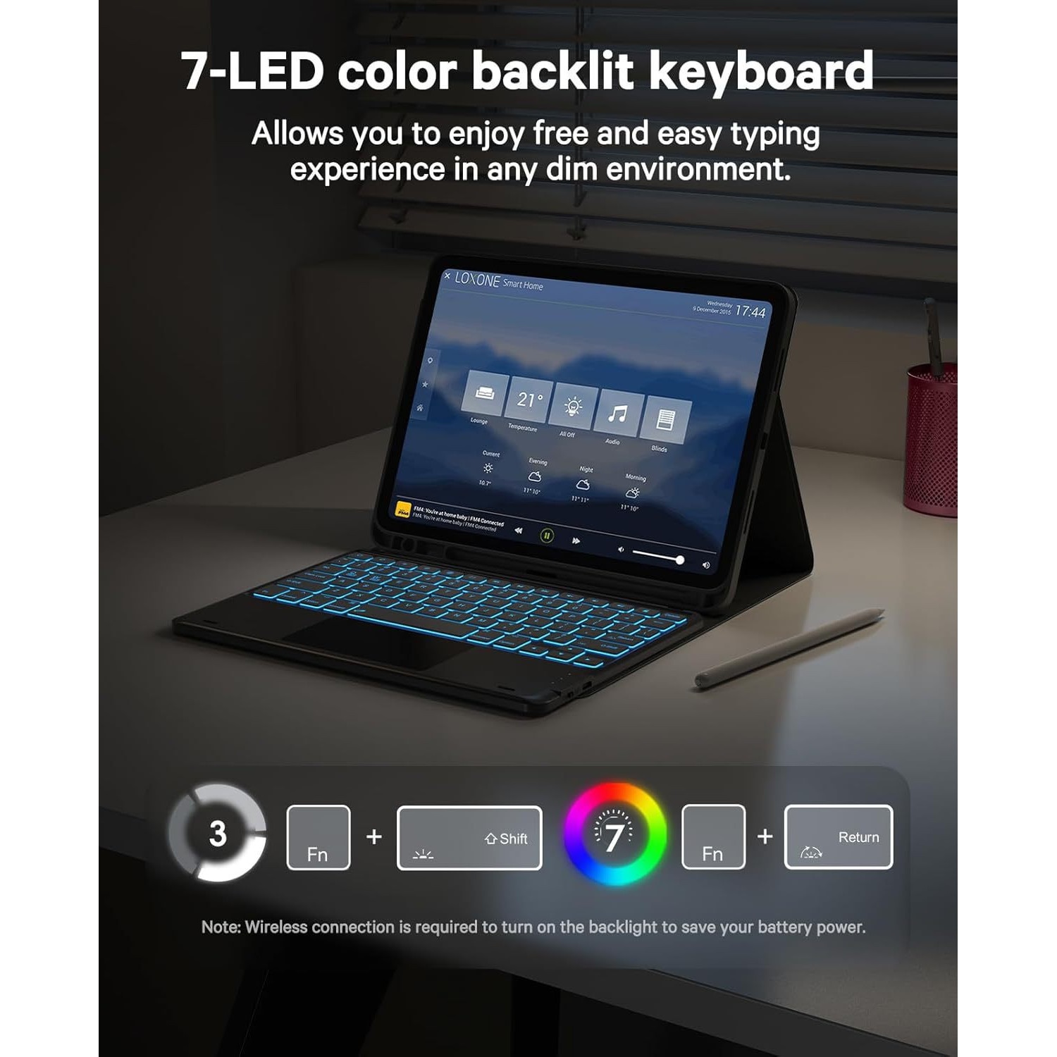 Husa de protectie pentru iPad 11 (A16) / iPad 10 (10.9-inch), include o tastatura Bluetooth roz, o husa din piele roz, un mouse Bluetooth roz reincarcabil si un singur stylus magnetic (alb si roz)