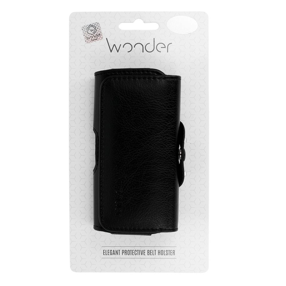 Husa de centura Wonder PRO (MARIMEA 18) pentru iPhone 15 Pro Max/16 Plus/16 Pro Max/17 Air/17 Pro Max/Samsung A16/A35/A53/A55/M35/S24 Ultra/S25 Ultra/Redmi 14C, Neagra