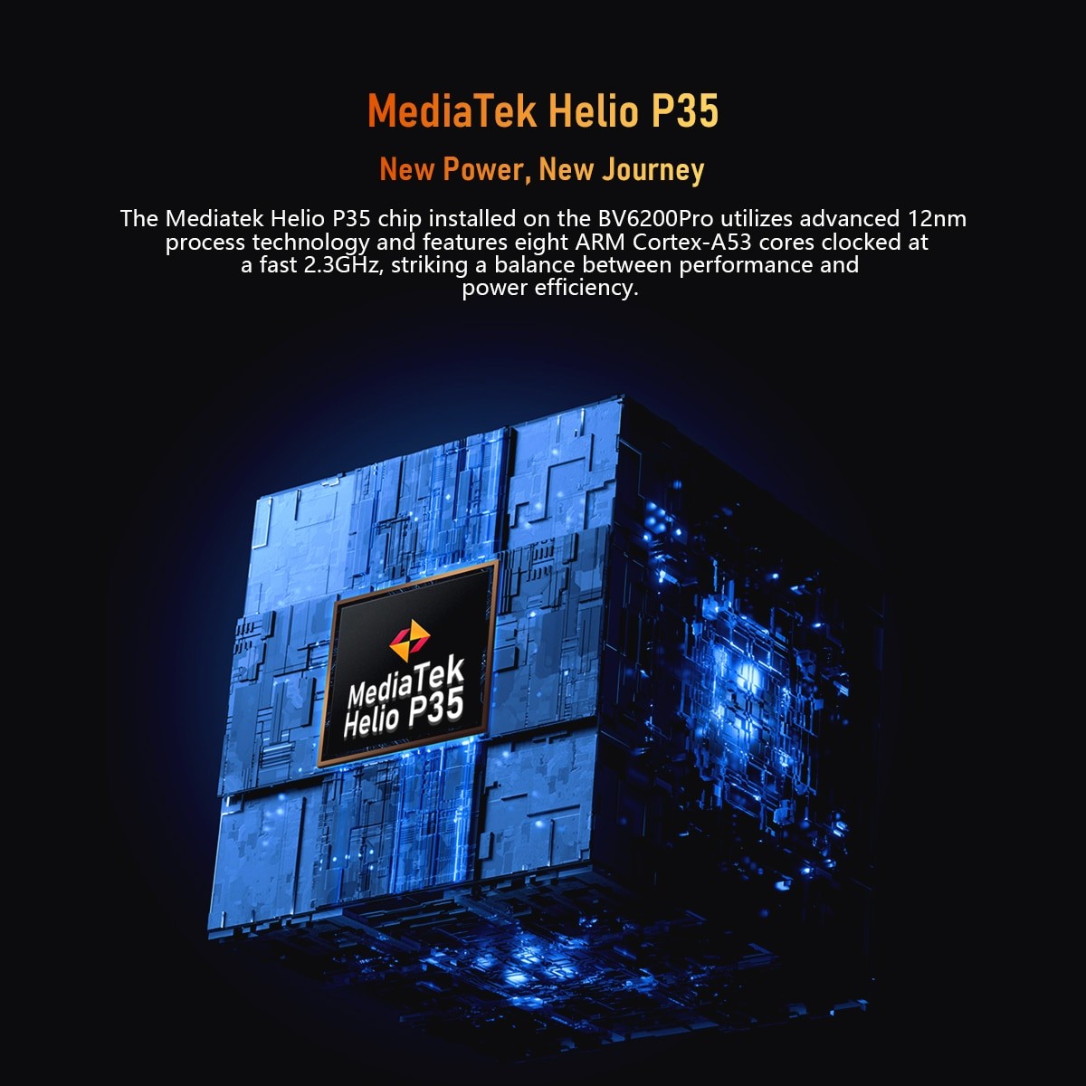 Telefon mobil Blackview BV6200 Pro, 6.56" FHD+, 18GB RAM(6GB + 12GB extensibili), 128GB ROM, Android 14, 13000mAh, 8 cores, Dual SIM, NFC/Amprenta/caracteristici faciale, Portocaliu