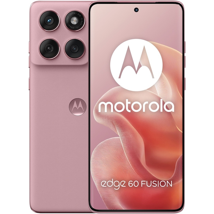 Telefon mobil Motorola Edge 60 Fusion, 8GB RAM, 256GB, 5G, Pantone Zephyr