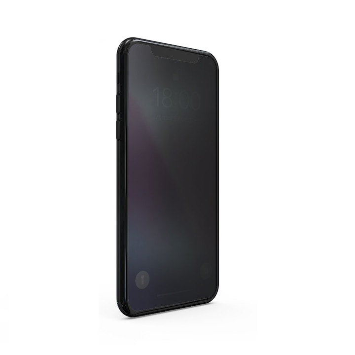 Folie de protectie tempered glass pentru Oppo A78 5G / A58 5G / A58x full glue privacy