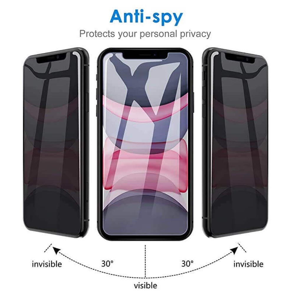 Intelli® Folie Sticla Securizata Privacy compatibila cu Samsung Galaxy A33 5G, 9H, 0.3MM, acopera tot ecranul, full glue, margini negre