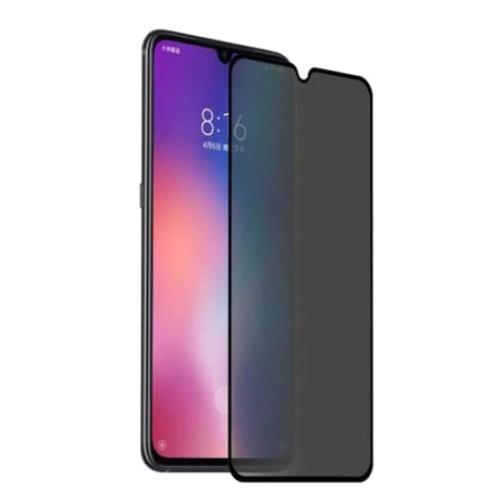 Intelli® Folie Sticla Securizata Privacy compatibila cu Samsung Galaxy A33 5G, 9H, 0.3MM, acopera tot ecranul, full glue, margini negre