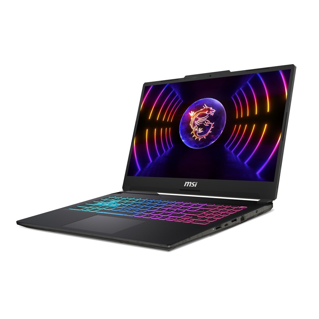 Laptop MSI Cyborg 15 A13, 15.6" Full HD, Intel® Core™ i5 13420H pana la 4.6 GHz, 16 GB RAM DDR5 5200, 512 GB SSD, NVIDIA® GeForce® RTX 4050 6 GB, Free Dos, Translucent Black 512 GB