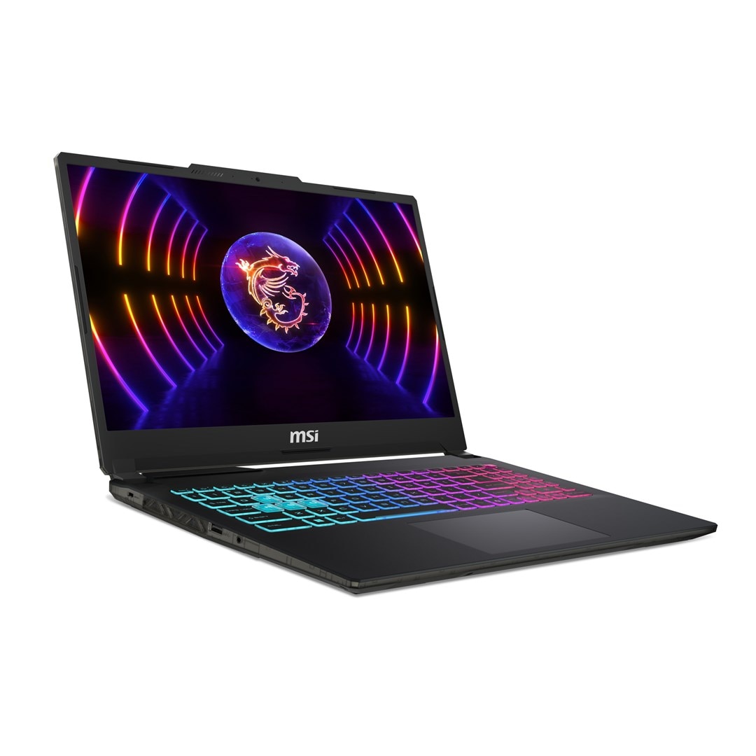 Laptop MSI Cyborg 15 A13, 15.6" Full HD, Intel® Core™ i5 13420H pana la 4.6 GHz, 16 GB RAM DDR5 5200, 512 GB SSD, NVIDIA® GeForce® RTX 4050 6 GB, Free Dos, Translucent Black 512 GB