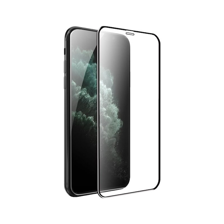 Folie sticla Mobile Origin EasyGlass compatibila cu iPhone 11 Pro/X/XS Black
