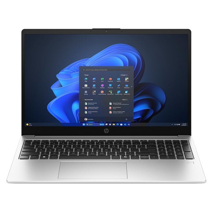 Laptop HP 250R G10, 15.6 inch FHD, Intel Core 5-120U 10-Core, RAM 16GB, SSD 512GB, Turbo Silver, 35.98x23.6x1.17cm