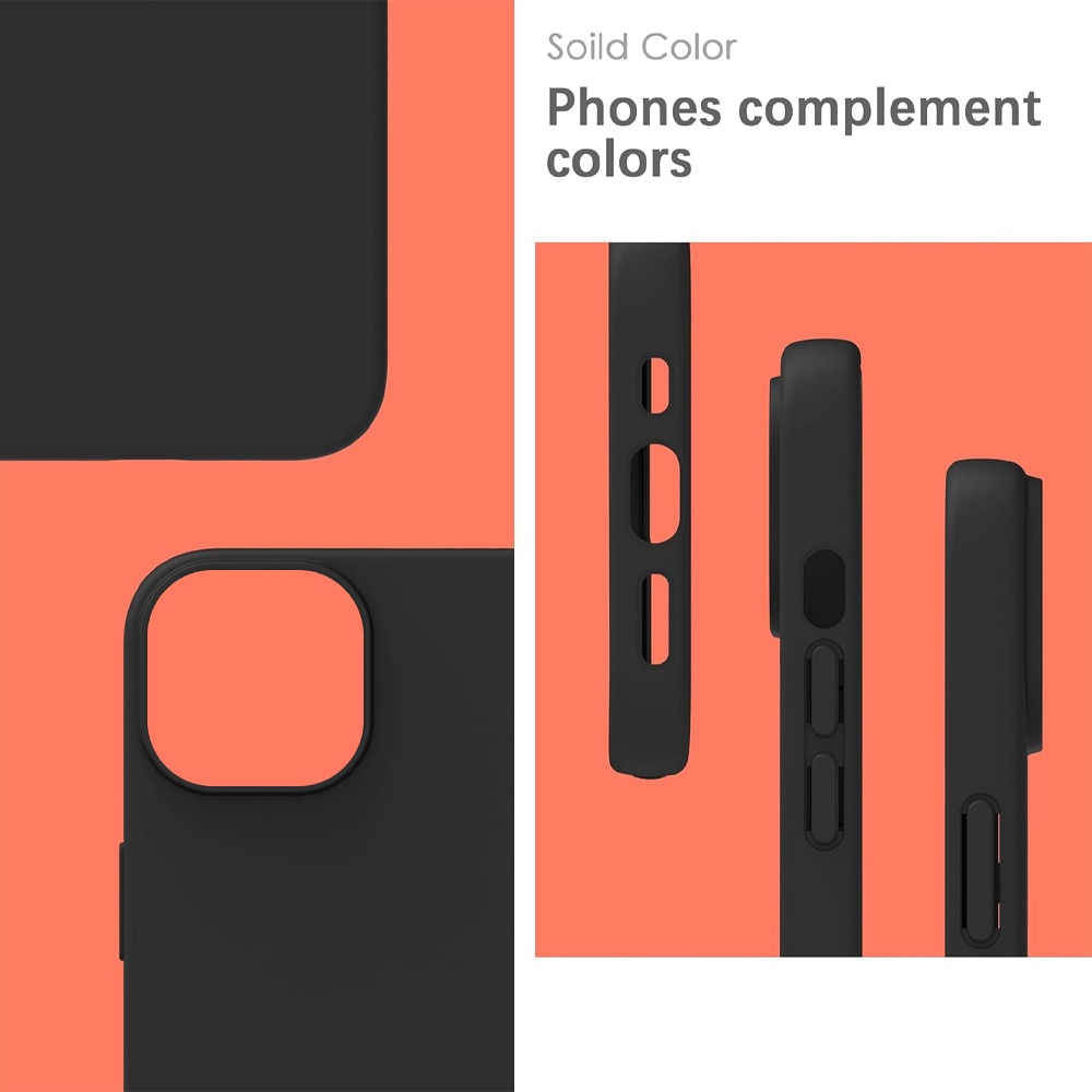 Husa din Silicon pentru Apple iPhone 11 Pro, Flexibila, Soft & Slim Fit, Rezistenta la Zgarieturi, Finisaj Matte, Negru