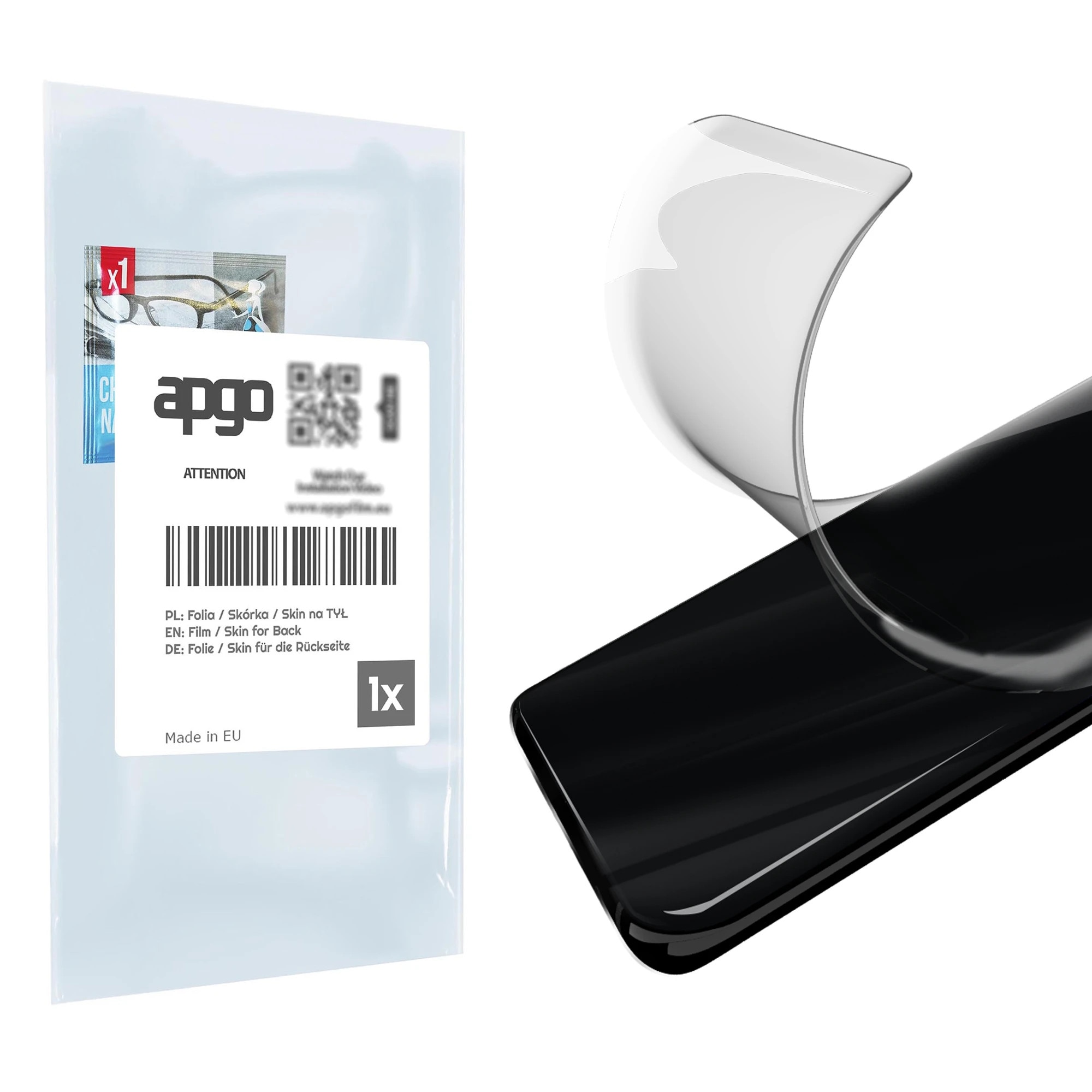 Folie de protectie pentru Samsung Galaxy Z Fold7 – apgo Skins, protectie pentru partea din spate a telefonului, autocolant lucios, anti-zgarieturi, hidrogel, full glue