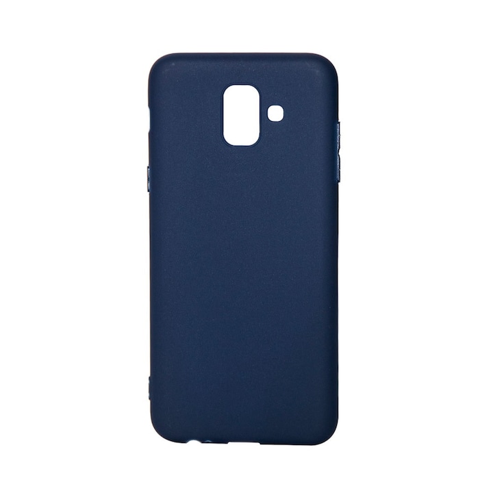 Husa silicon Just Must Candy pentru Samsung Galaxy A6 2018, Albastru