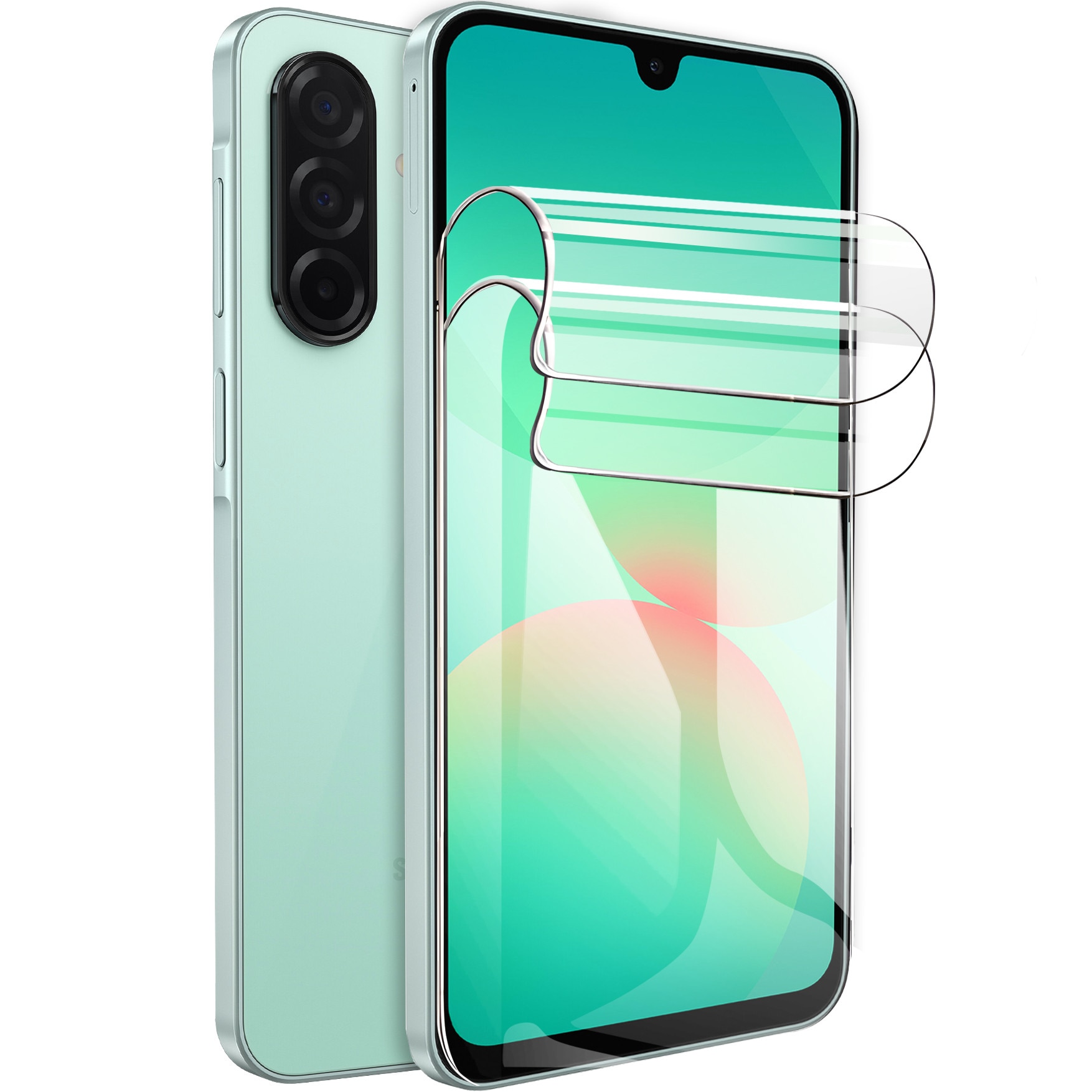 Set 2x Folie Hydrogel ERBORD pentru Samsung Galaxy A26 5G, protectie completa, transparenta, usor de aplicat