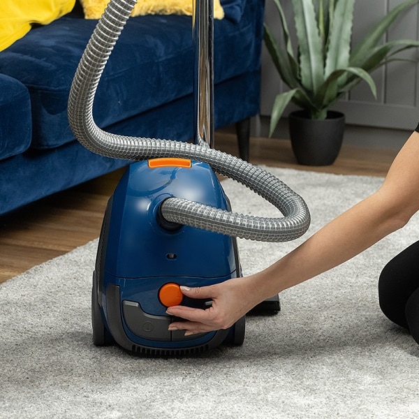 Aspirator cu sac, Zelmer, ZVC241P, 800W, capacitate sac 2L, Albastru