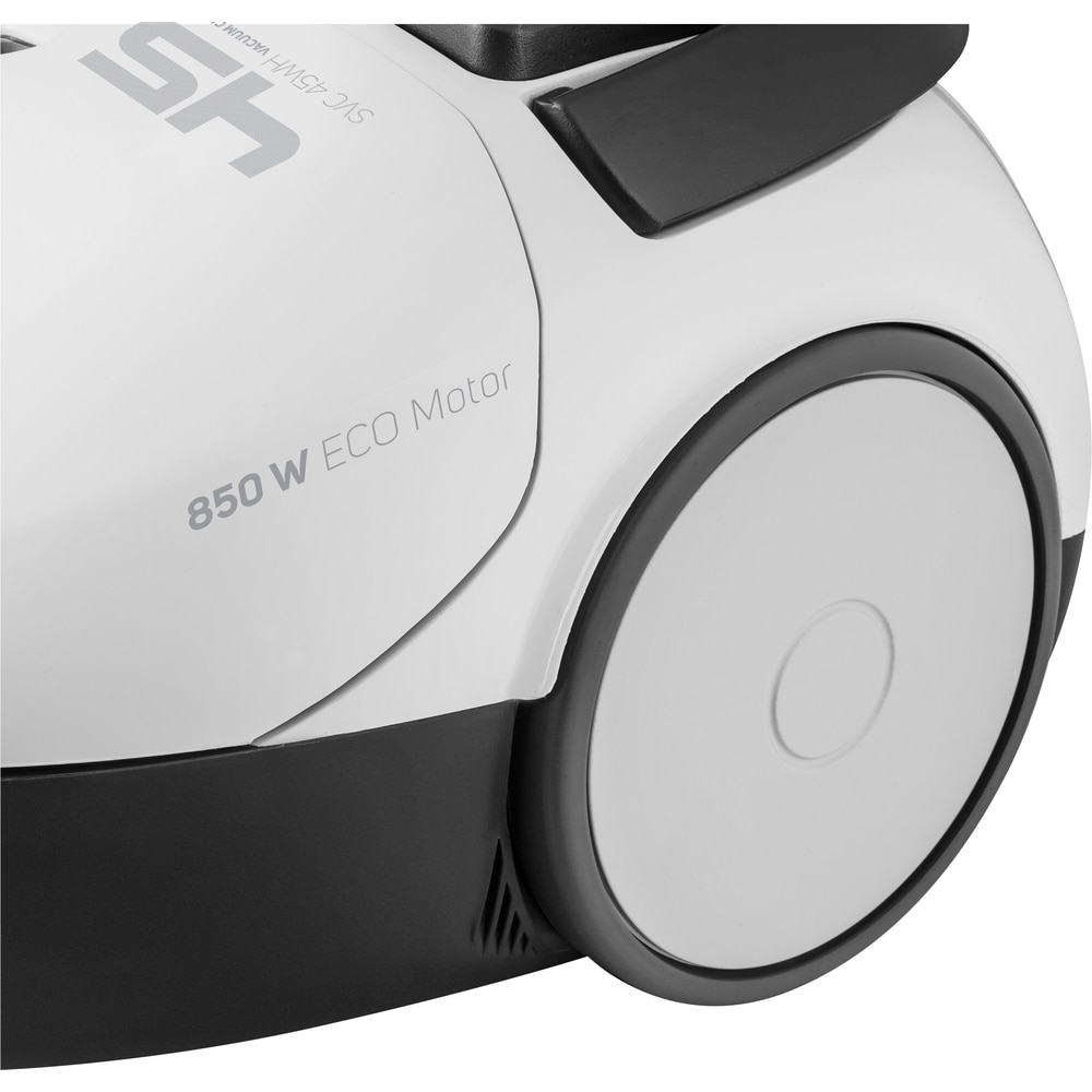 Aspirator cu sac Sencor SVC 45WH, 850W, Indicator Praf-full Roti de cauciuc, Alb