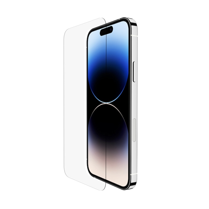 Folie sticla compatibila cu Apple iPhone 16e, OPTIM SOLUTION, Sticla Securizata, Protectie Completa 9H Anti-Explozie, Full Glue 2.5D, Transparent