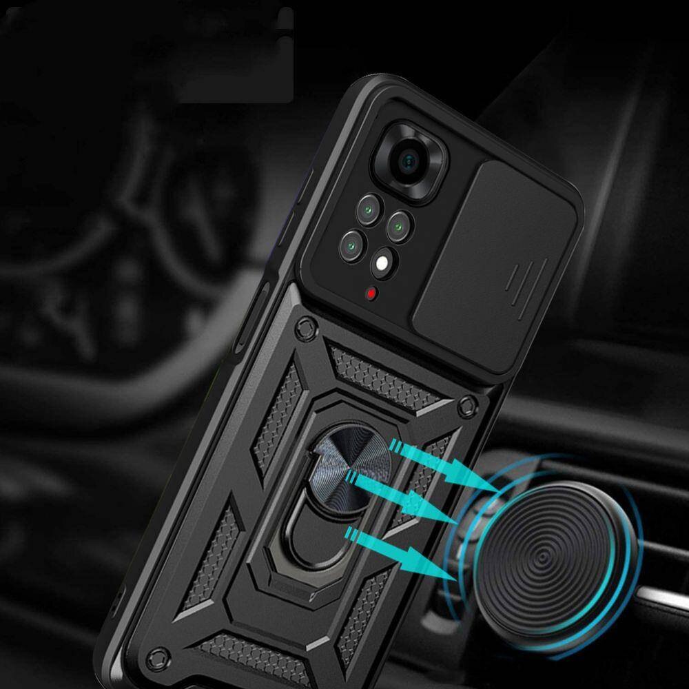 Husa pentru Xiaomi Redmi Note 11 / Note 11s camshield pro ring black