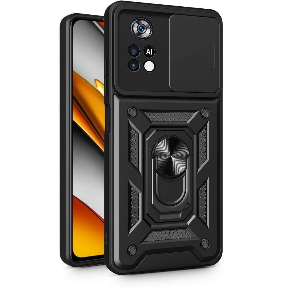Husa pentru Xiaomi Redmi Note 11 / Note 11s camshield pro ring black