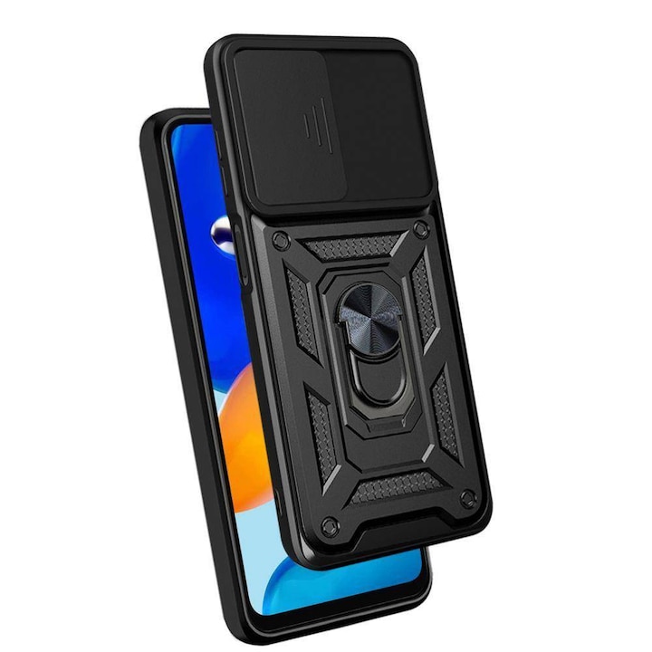 Husa pentru Xiaomi Redmi Note 11 / Note 11s camshield pro ring black