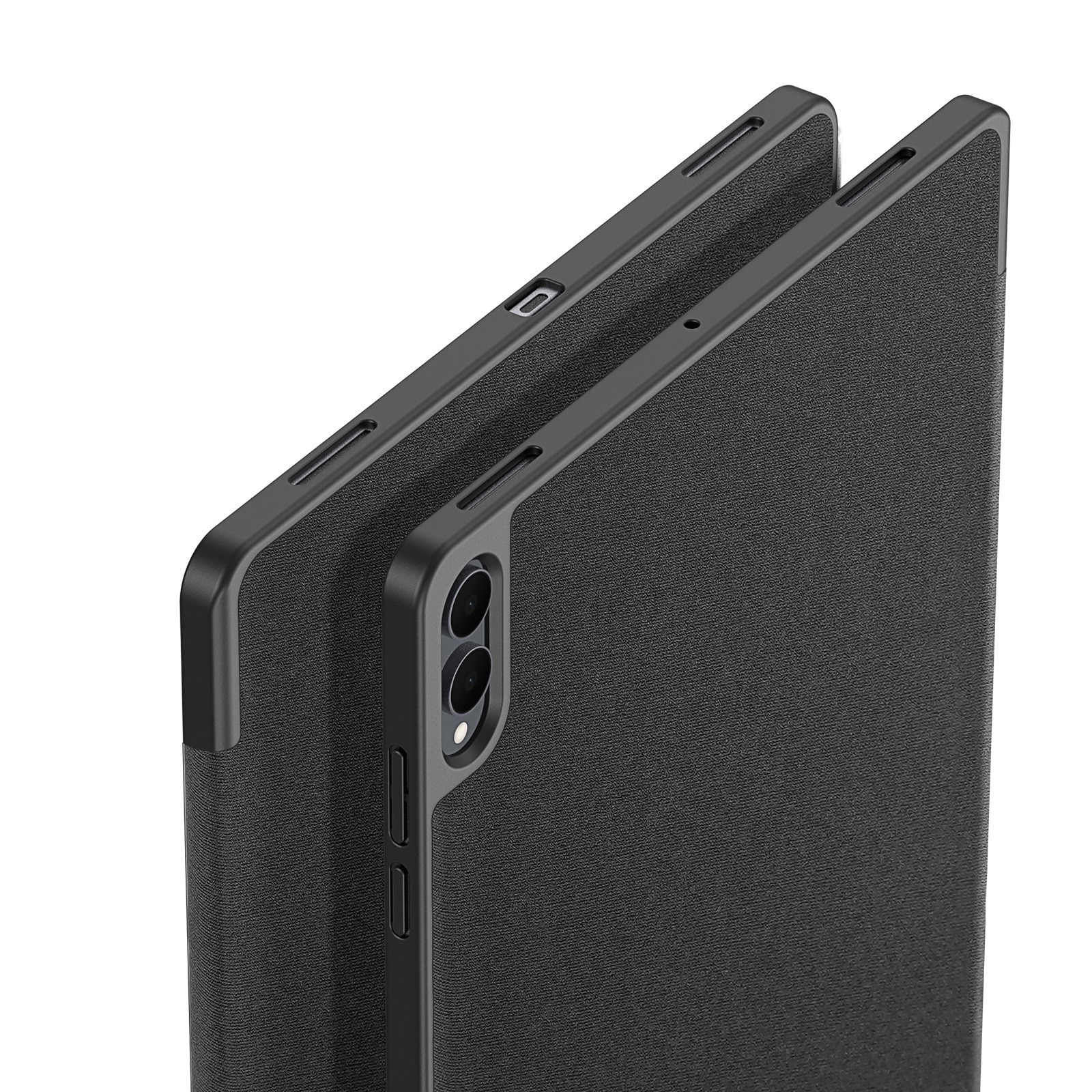 Husa tableta Dux Ducis Domo Series, neagra, pentru Samsung Galaxy Tab S11 Ultra, cu suport si functie auto wake/sleep