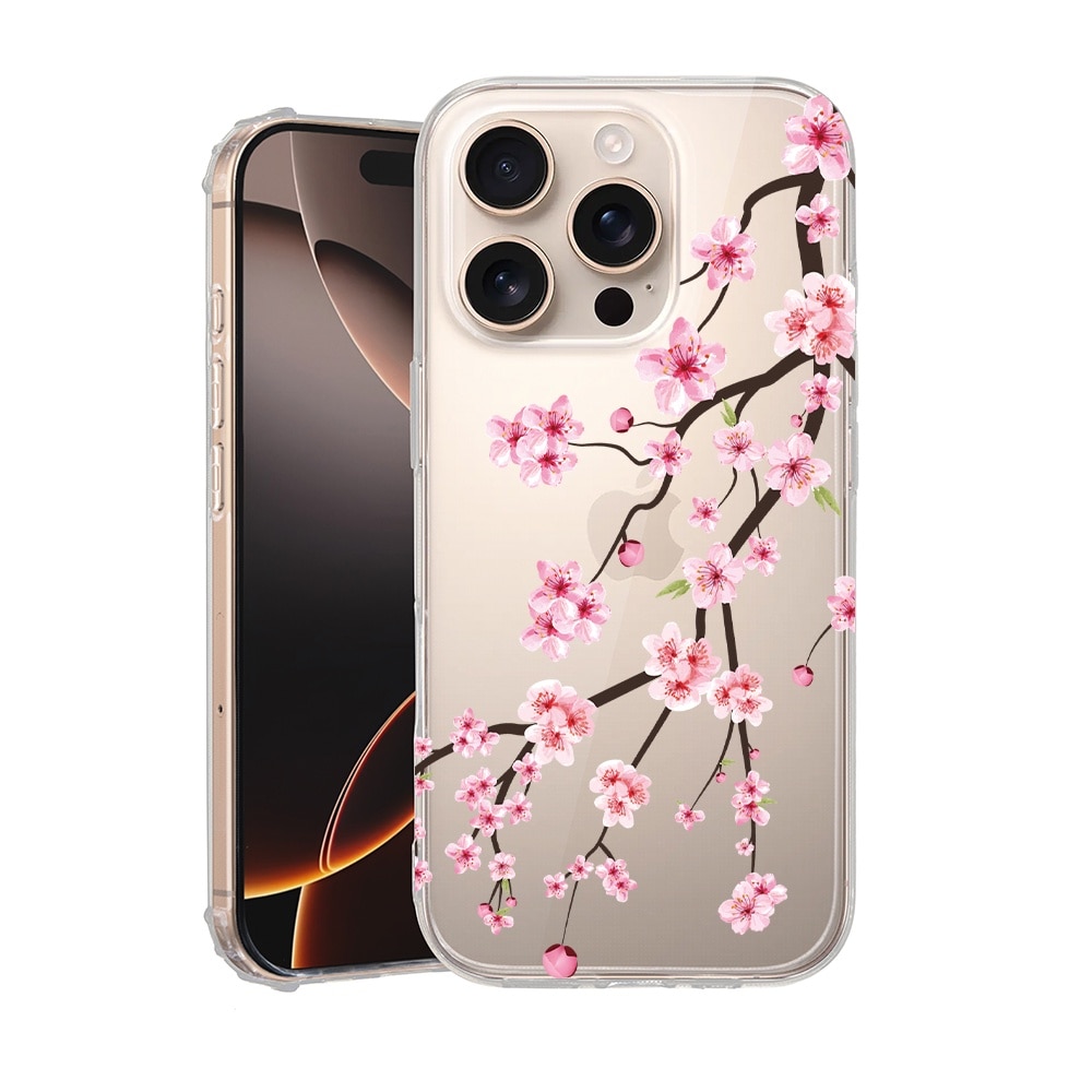 Husa pentru Apple iPhone 16 Pro Max, BestCase® Anti Shock 1.5MM, Japan Cherry tree, Rezistenta La Socuri, Protectie camera, ecran si colturi, AS 1475