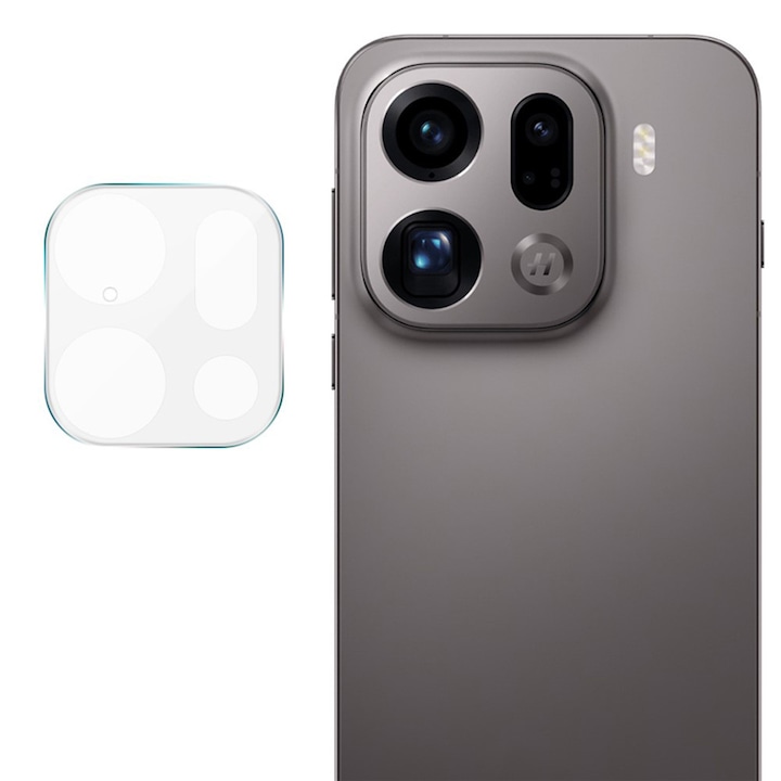 2x Folii protectie ERBORD pentru camera Oppo Find X9 Pro, transparent, 9H