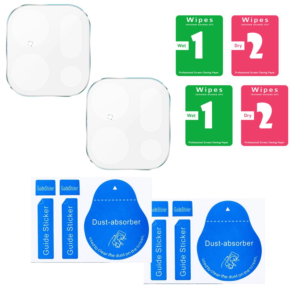 2x Folii protectie ERBORD pentru camera Oppo Find X9 Pro, transparent, 9H