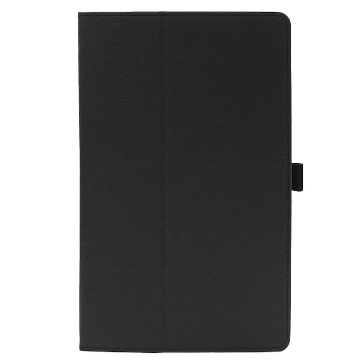 Husa tableta pentru TCL NxtPaper 11, piele cu efect de hartie, 2 plieri, anti-soc, inchidere magnetica, negru