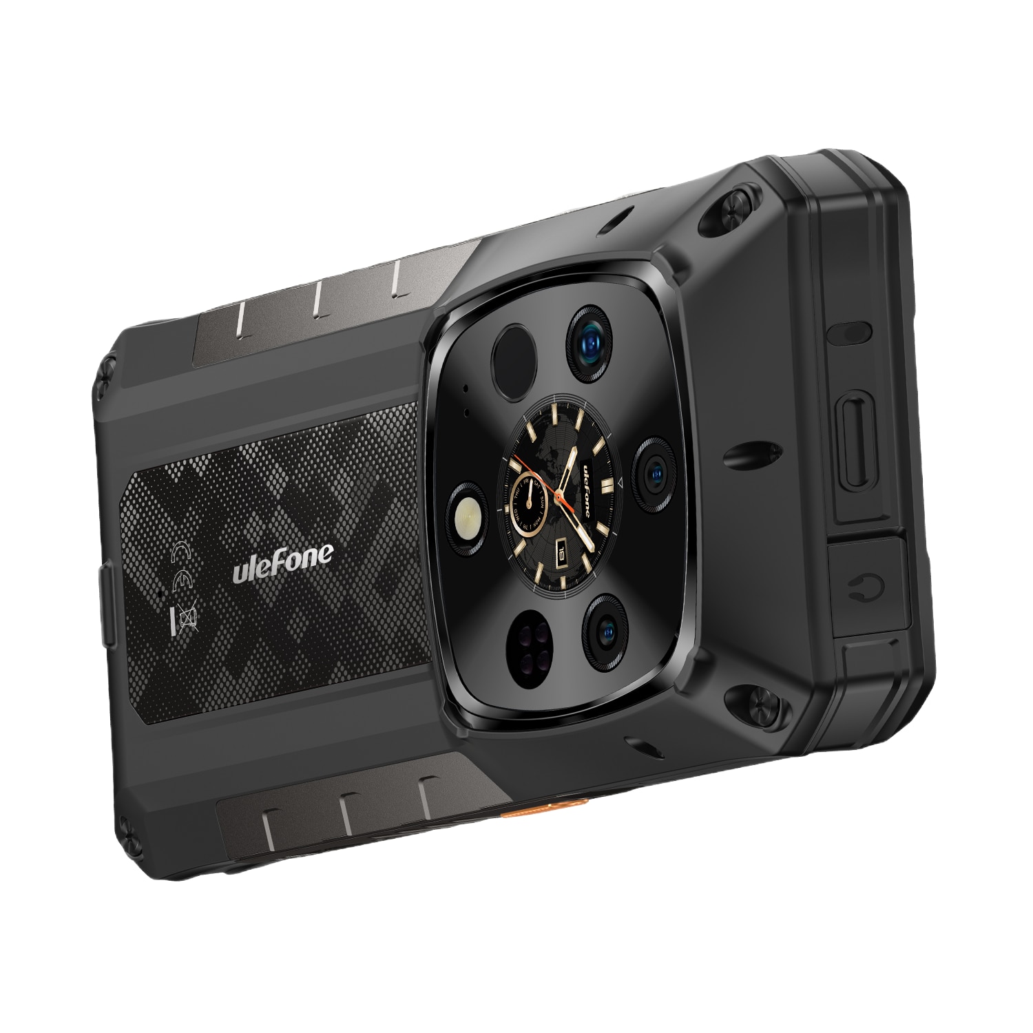 Telefon mobil Ulefone Armor 28 Ultra Thermal, Dual SIM, 5G, 6.67' 120Hz AMOLED, MTK Dimensity 9300+ (4nm), 32GB RAM (16GB + 16GB RAM), 1TB, ThermoVue T2, 10600mAh, 120W, NFC, Android 15