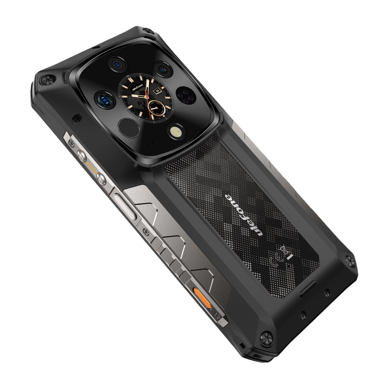Telefon mobil Ulefone Armor 28 Ultra Thermal, Dual SIM, 5G, 6.67' 120Hz AMOLED, MTK Dimensity 9300+ (4nm), 32GB RAM (16GB + 16GB RAM), 1TB, ThermoVue T2, 10600mAh, 120W, NFC, Android 15
