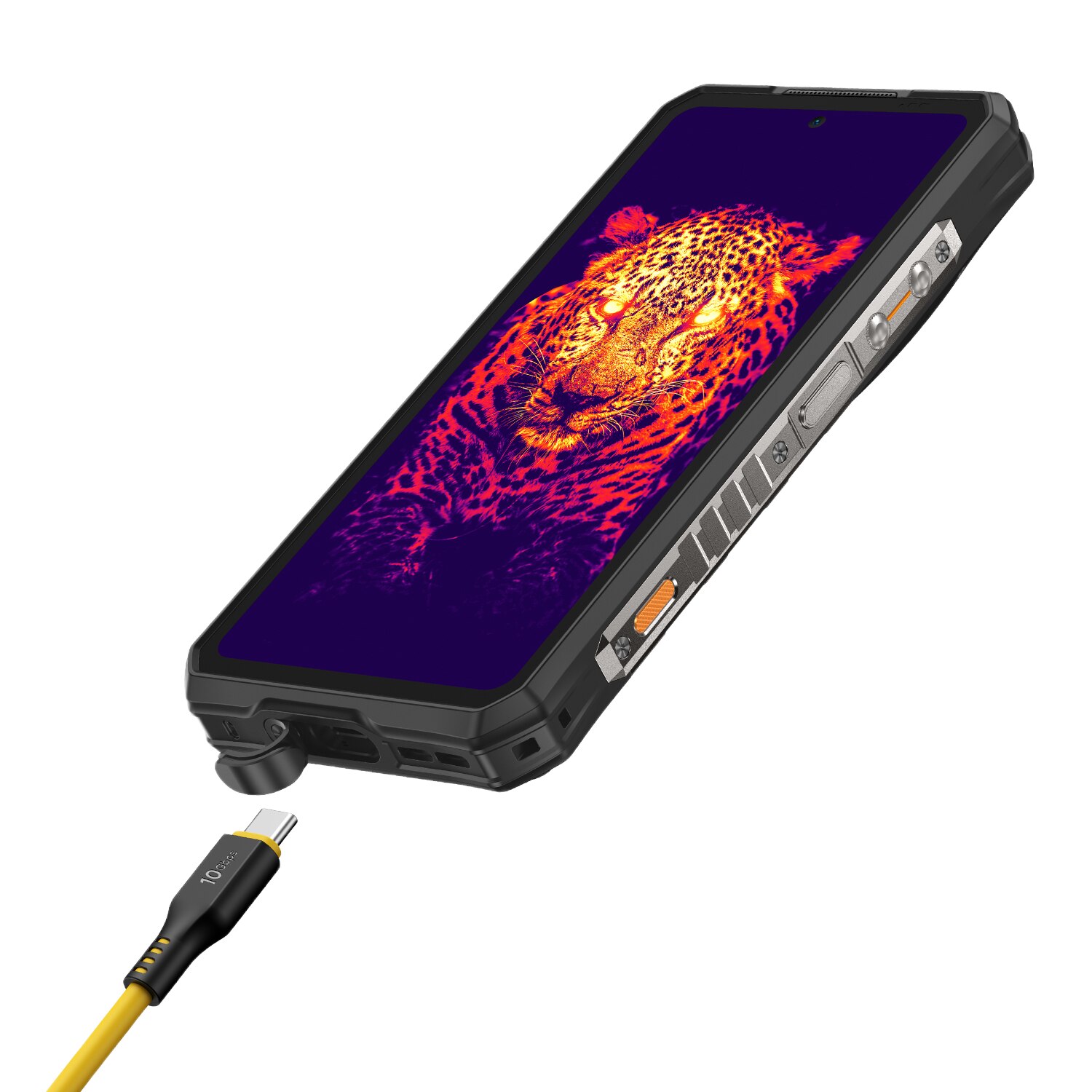 Telefon mobil Ulefone Armor 28 Ultra Thermal, Dual SIM, 5G, 6.67' 120Hz AMOLED, MTK Dimensity 9300+ (4nm), 32GB RAM (16GB + 16GB RAM), 1TB, ThermoVue T2, 10600mAh, 120W, NFC, Android 15