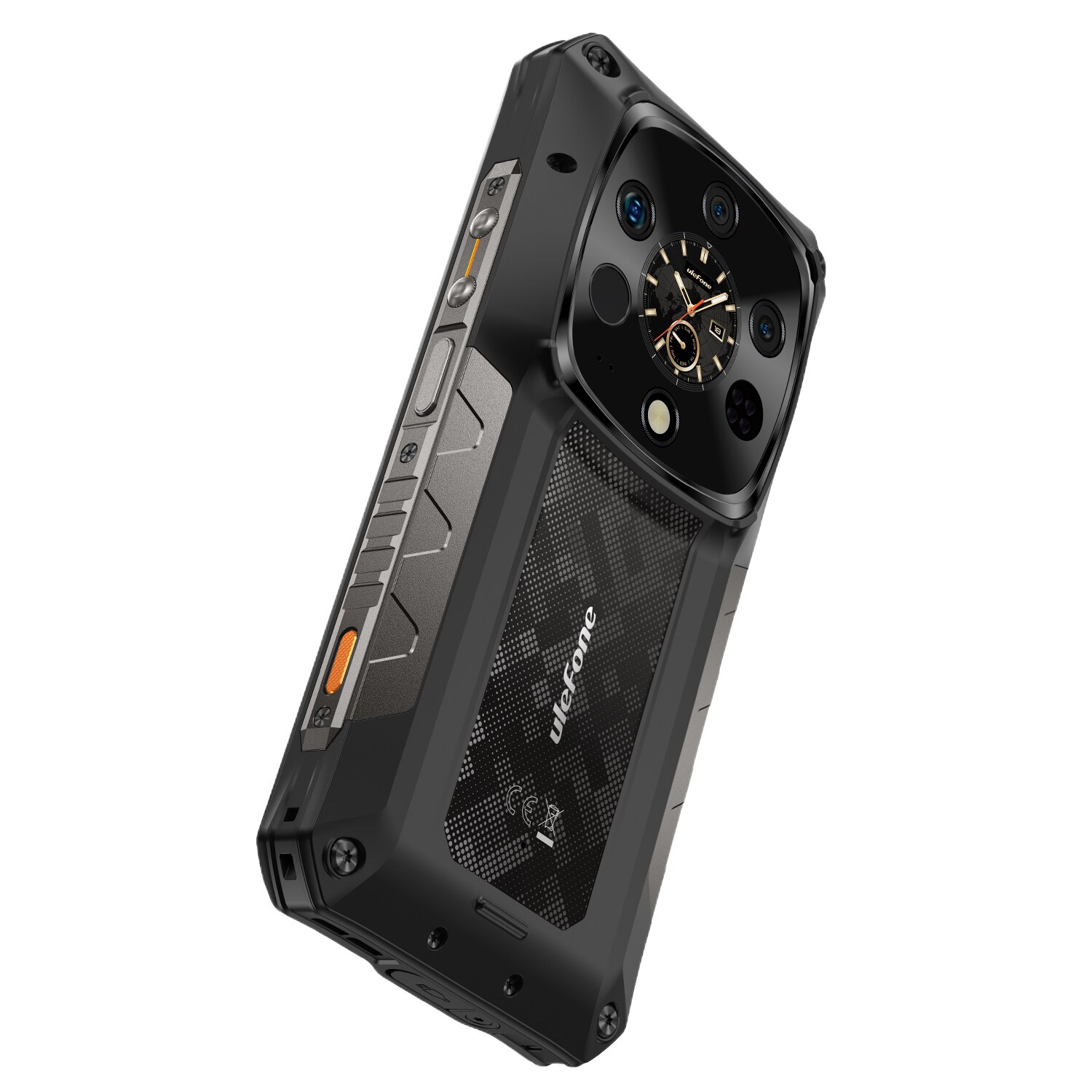 Telefon mobil Ulefone Armor 28 Ultra Thermal, Dual SIM, 5G, 6.67' 120Hz AMOLED, MTK Dimensity 9300+ (4nm), 32GB RAM (16GB + 16GB RAM), 1TB, ThermoVue T2, 10600mAh, 120W, NFC, Android 15