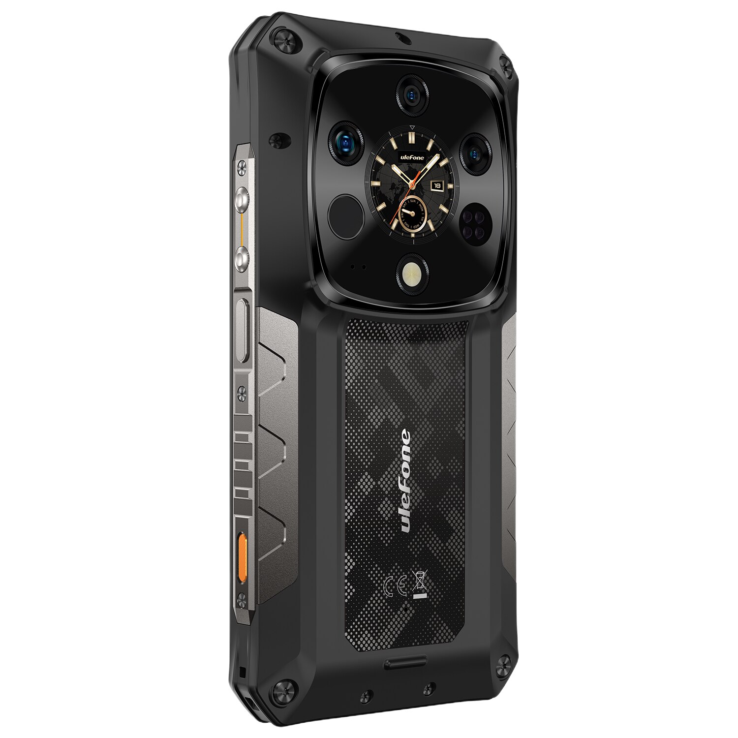 Telefon mobil Ulefone Armor 28 Ultra Thermal, Dual SIM, 5G, 6.67' 120Hz AMOLED, MTK Dimensity 9300+ (4nm), 32GB RAM (16GB + 16GB RAM), 1TB, ThermoVue T2, 10600mAh, 120W, NFC, Android 15